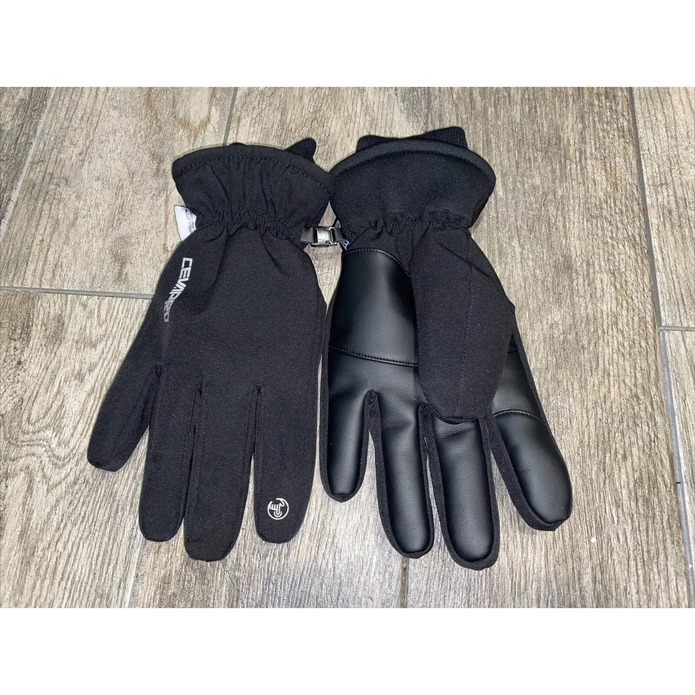 CEVAPRO‎ 3M THINSULATE INSULATION Mens Black Winter Gloves Size LARGE